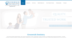 Desktop Screenshot of greenwichfamilydental.com